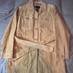 (r)elativity Women's Medium Leather Tan Jacket